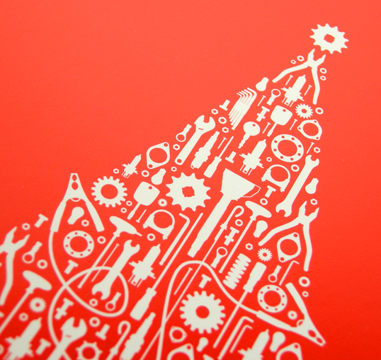 festive card cover