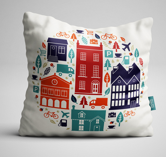 Home sweet home cushion