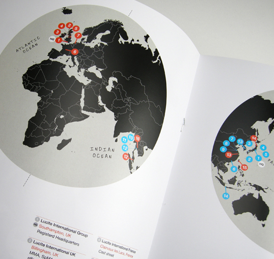 Mitsubishi Rayon brochure spread