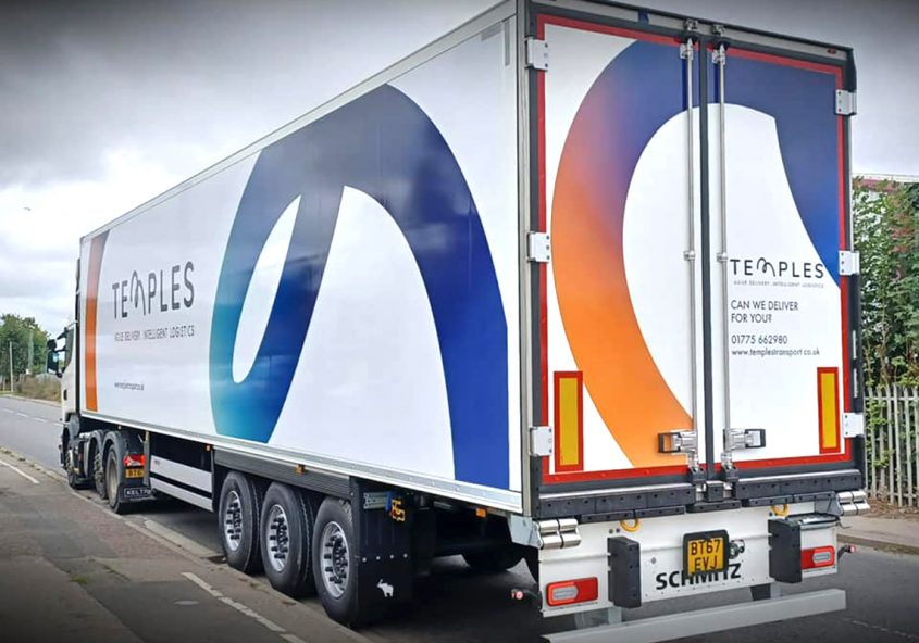 Branded Livery for Temples Transport